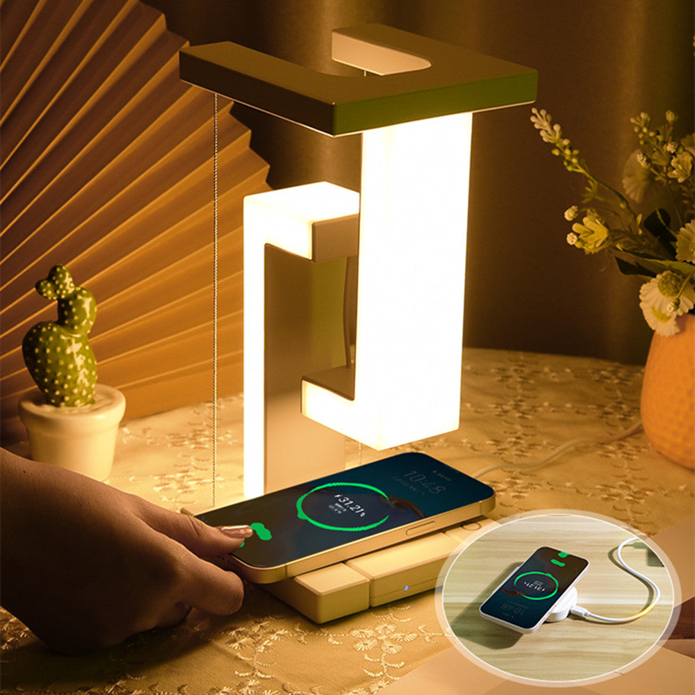 Anti-gravity Suspension Light LED For iPhone 15 14 13 Pro Max Wireless Charging