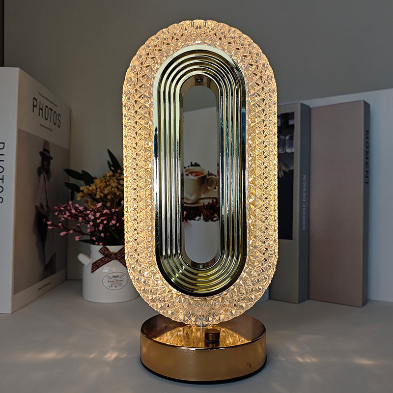 Table Lamp Modern Crystal Ambiance Night Light