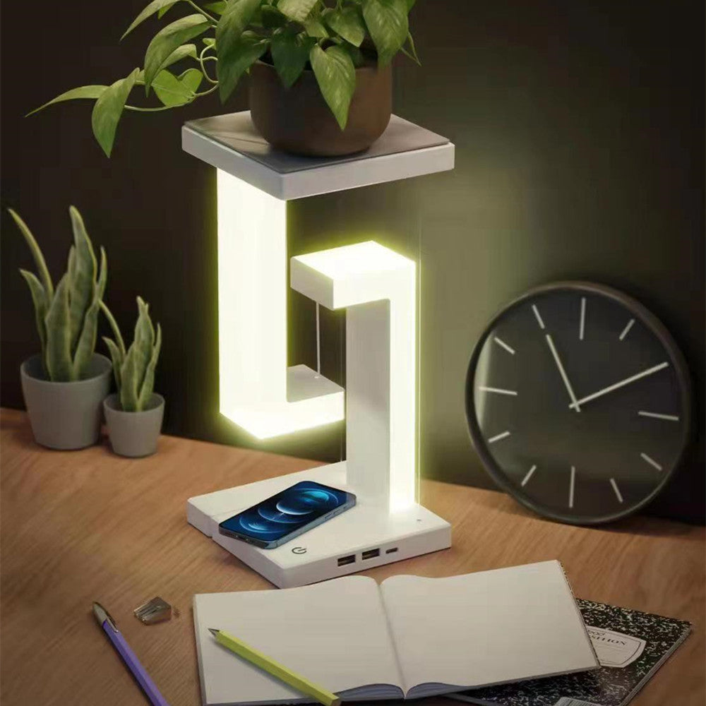 Anti-gravity Suspension Light LED For iPhone 15 14 13 Pro Max Wireless Charging