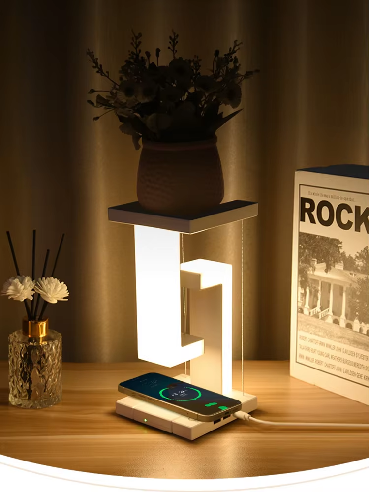 Anti-gravity Suspension Light LED For iPhone 15 14 13 Pro Max Wireless Charging